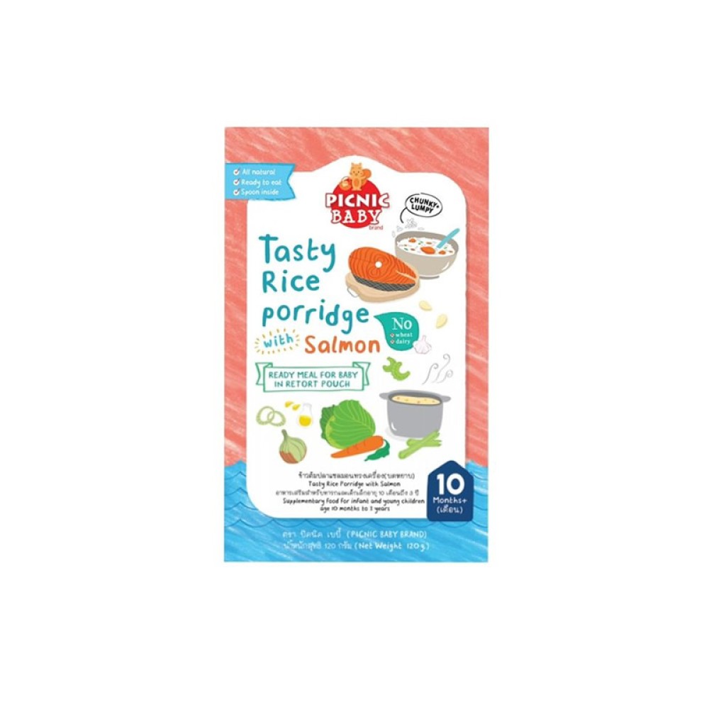 Picnic Baby PB Salmon Porridge 10months Picnic Baby PB Salmon Porridge 10months
