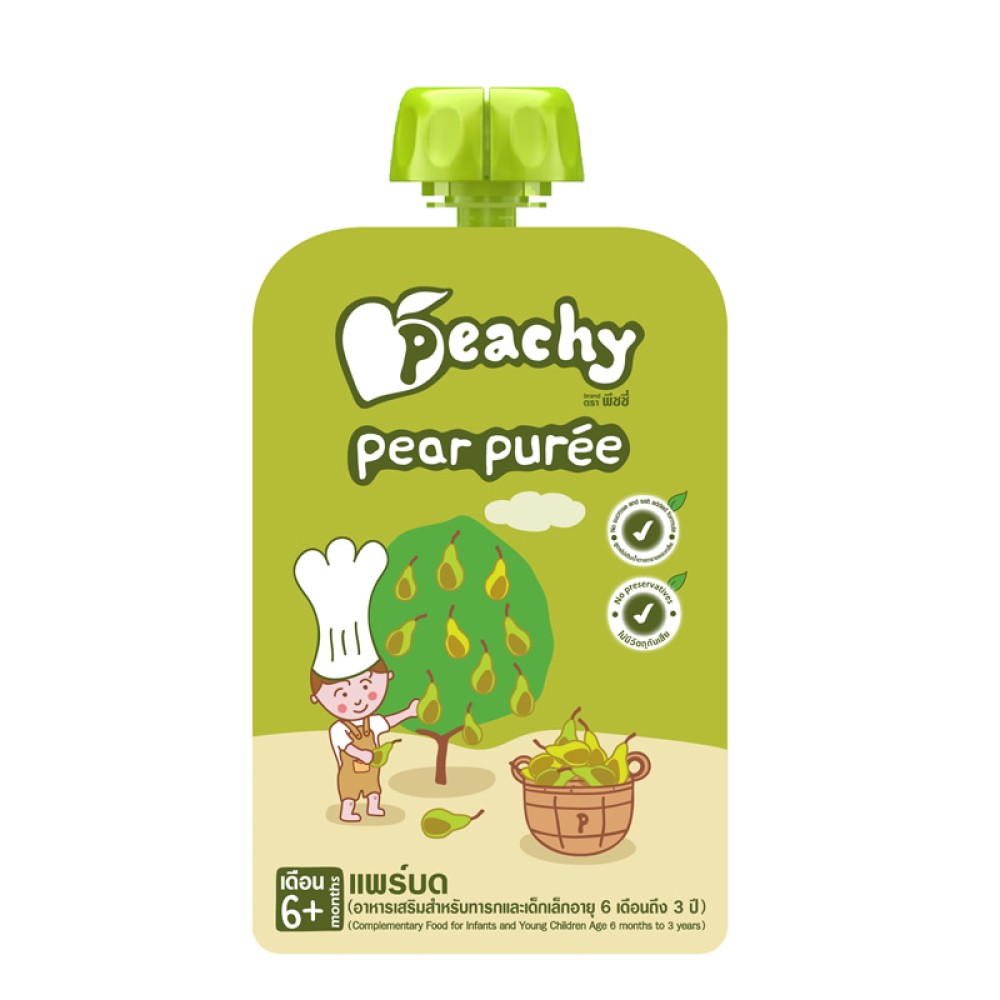 Peachy Pear puree