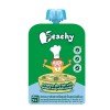 Peachy Dory fish with spinach and potato puree