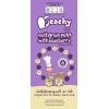 Peachy Multigrain puffs with blueberry