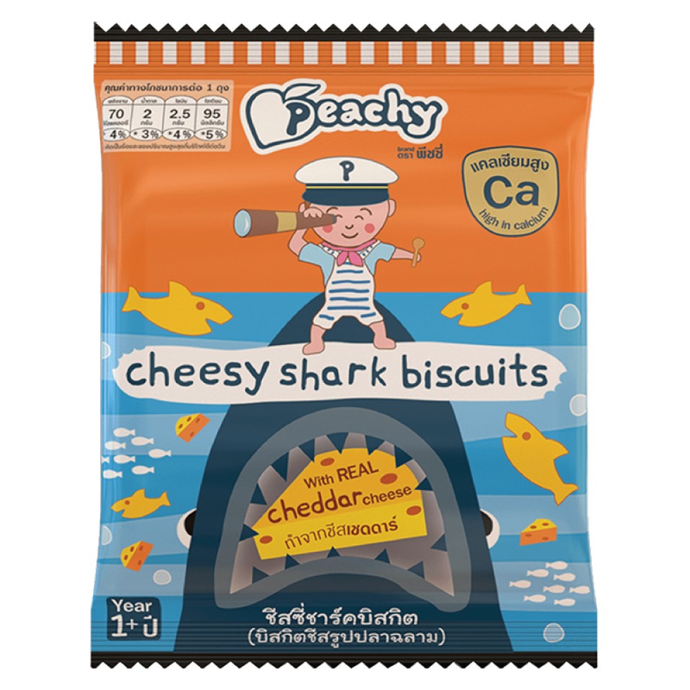 Peachy Cheesy shark biscuits Peachy Cheesy shark biscuits