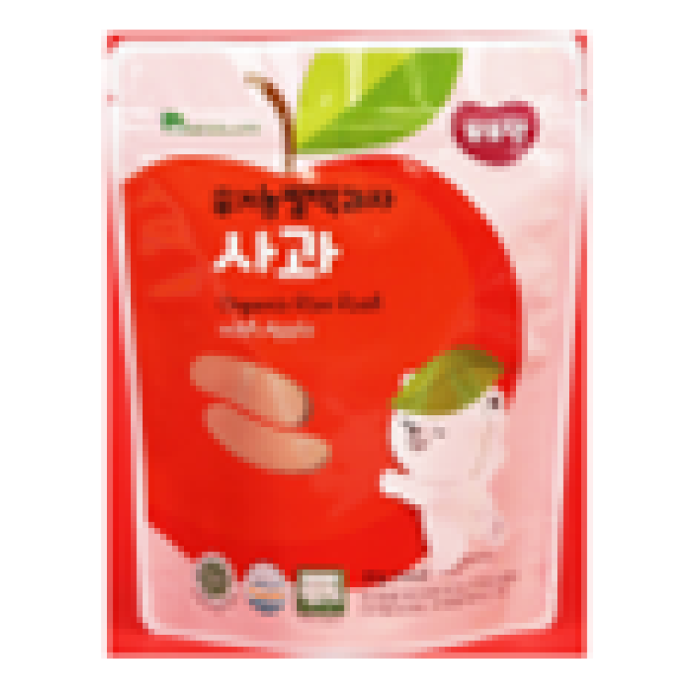 DDODDOMAM Organic Rice Rusk - Apple 20g/ pack