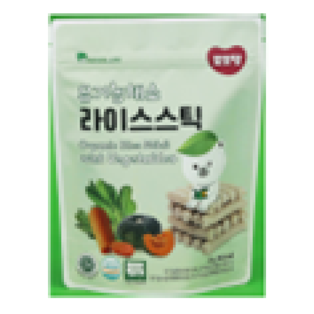 DDODDOMAM Organic Rice Stick - Vegetables 20g/ pack