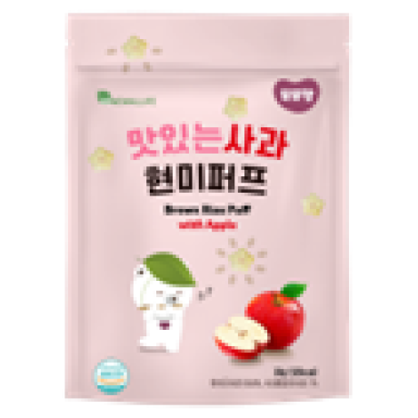 DDODDOMAM Brown Rice Puff - Apple 30g/ pack