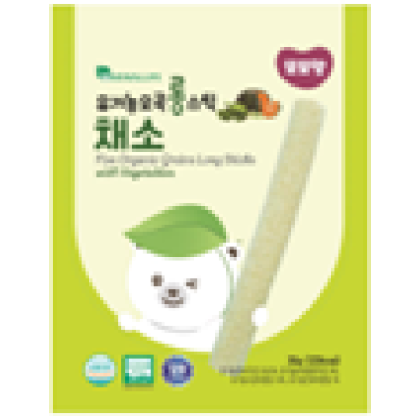 DDODDOMAM Five Organic Grains Long Stick - Vegetables 30g/ pack